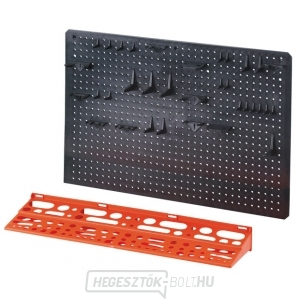 Műanyag falra szerelhető szerszámtartó 570x390x80mm Műanyag falra szerelhető szerszámtartó 570x390x80mm gallery main image