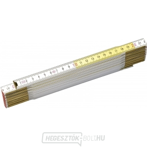 Fából készült összecsukható mérőszalag sárga és fehér 2m Stanley Fából készült összecsukható mérőszalag sárga és fehér 2m Stanley gallery main image
