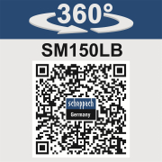 Scheppach SM 150 LB - dupla tárcsás csiszolótárcsa/kefe Előnézet 