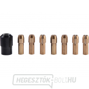 Fogó, 8 darabos készlet - ∅1-1,6-2-2,3-3-2-2x3,2mm, M8x0,75 foglalat Fogó, 8 darabos készlet - ∅1-1,6-2-2,3-3-2-2x3,2mm, M8x0,75 foglalat gallery main image