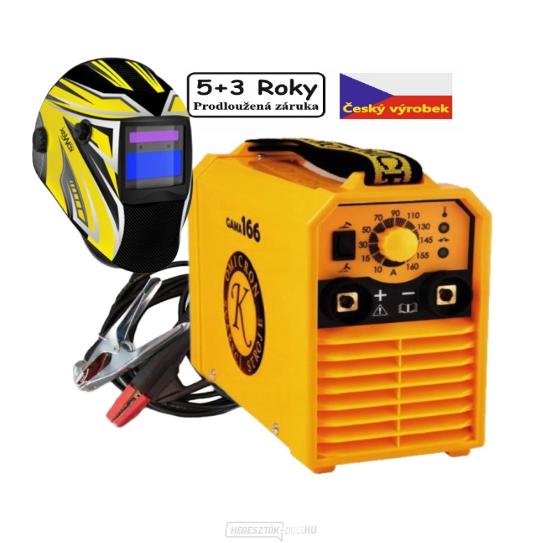 Hegesztő inverter GAMA 166 SET - 16/3m motorháztető