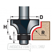 Fafúrógép, R3xD21,5xH12, szár 8mm Előnézet 