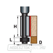 Fafaragó, D12,7xH25, szár 8mm Előnézet 