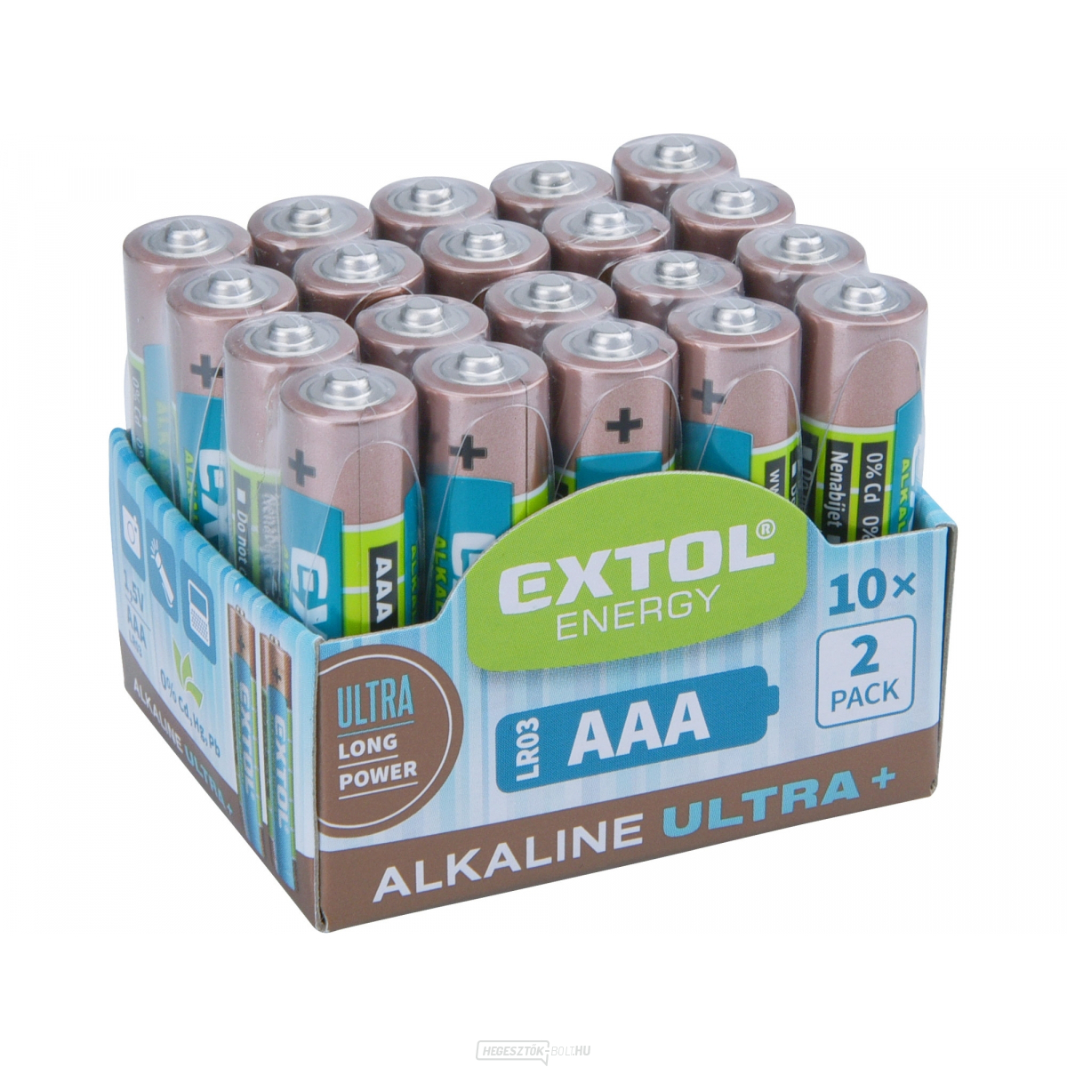 Alkali elemek ULTRA , 1,5V AAA (LR03) - 20 db
