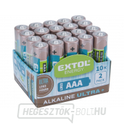Alkali elemek ULTRA , 1,5V AAA (LR03) - 20 db Előnézet 