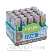Alkali elemek ULTRA , 1,5V AAA (LR03) - 20 db gallery main image