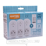 Távirányítós aljzat 3db, alapkészlet távirányítóval, hatótávolság 30m náhled