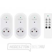 Távirányítós aljzat 3db, alapkészlet távirányítóval, hatótávolság 30m Távirányítós aljzat 3db, alapkészlet távirányítóval, hatótávolság 30m gallery main image