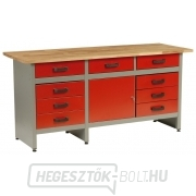 MARS - munkaasztal 9x fiókos, 1x ajtós - 1710x610x800mm gallery main image