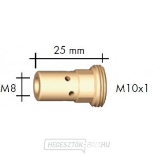 BINZEL M8/M10x1 25mm tömítés vízhűtéses égőkhöz gallery main image
