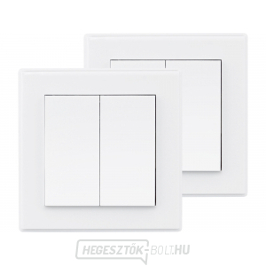 Kapcsoló/szabályozó, dupla - 2 db Kapcsoló/szabályozó, dupla - 2 db gallery main image