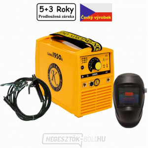 Hegesztési inverter GAMA 1950A kábelek 3/25 mm-es motorháztetővel