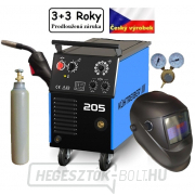 205-ös készlet Standard 4 görgős + égő + fedél + szelep + teli CO2 palack gallery main image