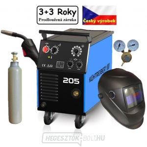 KIT 205 Standard 4 görgős + égő + búra + szelep + teli CO2 palack