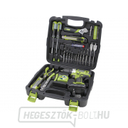 Akkus fúrócsavarhúzó EXTOL 12V Li-ion szerszámokkal, 46 db-os készlet Akkus fúrócsavarhúzó EXTOL 12V Li-ion szerszámokkal, 46 db-os készlet gallery main image