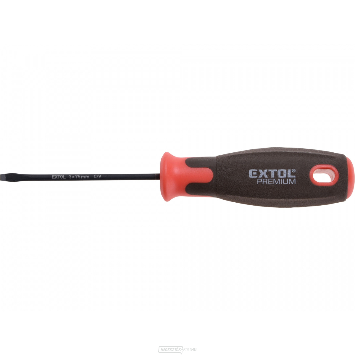 Lapos fejű csavarhúzó SUPERGRIP, (-) 3x75mm, CrV