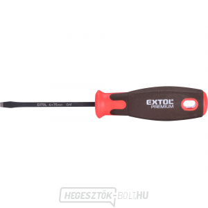 Lapos fejű csavarhúzó SUPERGRIP, (-) 4x75mm, CrV Lapos fejű csavarhúzó SUPERGRIP, (-) 4x75mm, CrV gallery main image