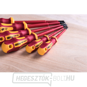 Villanyszerelő csavarhúzók tesztelővel, 7 darabos készlet, 3x(-),3x(PH), CrV Előnézet 