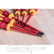 Villanyszerelő csavarhúzók tesztelővel, 7 darabos készlet, 3x(-),3x(PH), CrV Előnézet 