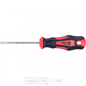 Lapos fejű csavarhúzó, (-) 4x75mm, CrV Lapos fejű csavarhúzó, (-) 4x75mm, CrV gallery main image