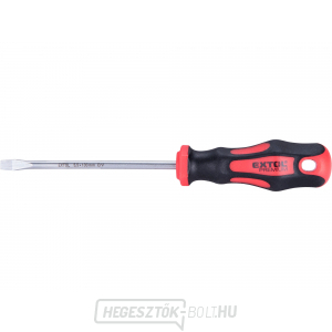 Lapos fejű csavarhúzó, (-) 5,5x100mm, CrV Lapos fejű csavarhúzó, (-) 5,5x100mm, CrV gallery main image