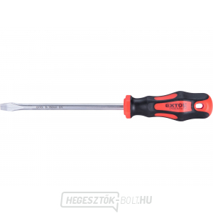 Lapos fejű csavarhúzó, (-) 8x150mm, CrV Lapos fejű csavarhúzó, (-) 8x150mm, CrV gallery main image