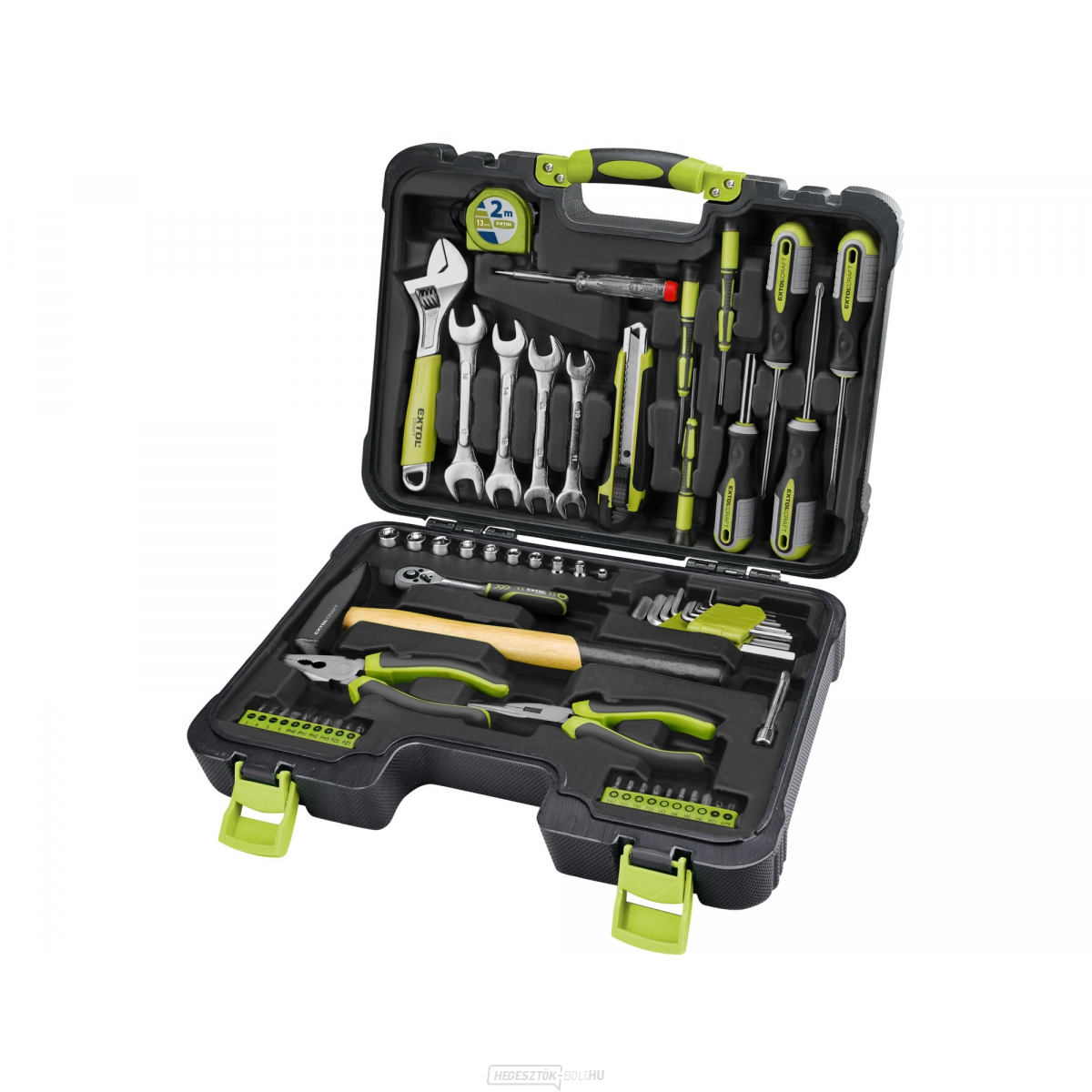 59 darabos szerszámkészlet, CrV, 1/4"