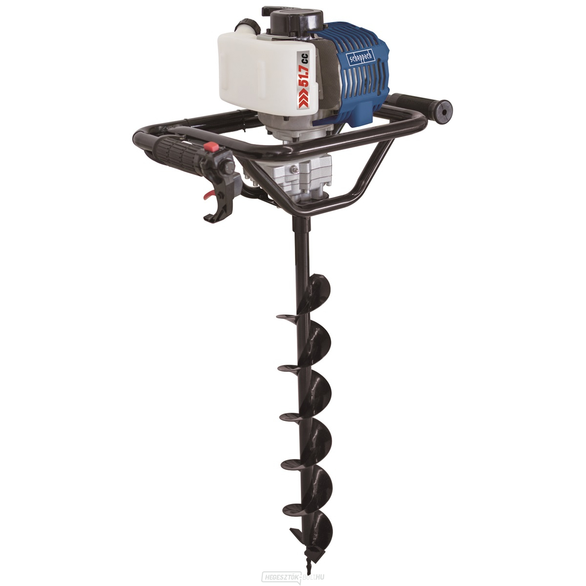 Scheppach EB 1700 talajfúró 3 fúrószárral