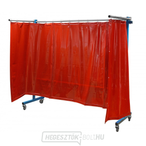 TransFlex védőernyő, piros 3700 × 1950 mm TransFlex védőernyő, piros 3700 × 1950 mm