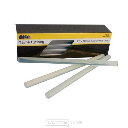 Olvasztórudak 11 x 200 mm a TP16 pisztolyhoz - 20 db