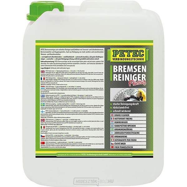 Fék- és motortisztító - PETEC Bremsenreiniger kaniszter