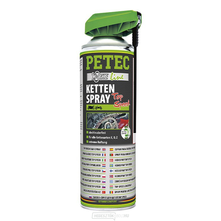 Motorkerékpár- és kerékpárlánc kenőanyag - PETEC Kettenspray