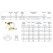Hordozható hidraulikus csőhajlító állvánnyal HHW-3F Előnézet 