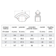 Hordozható hidraulikus csőhajlító ROT-1A Előnézet 
