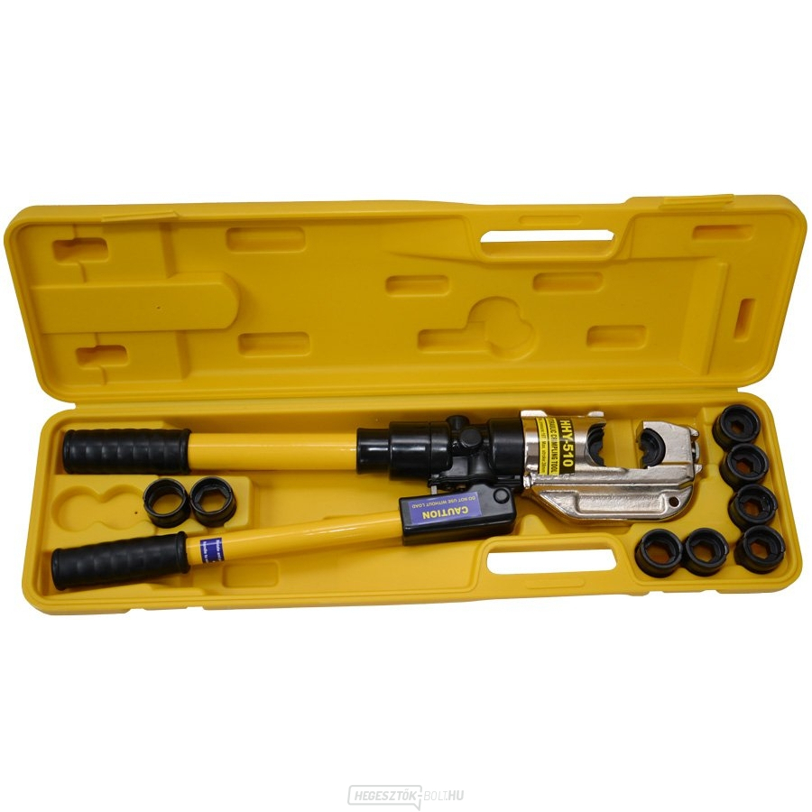 Karos hidraulikus krimpelő fogó csővezetékes kábelsarkantyúkhoz és csatlakozókhoz PKT-510