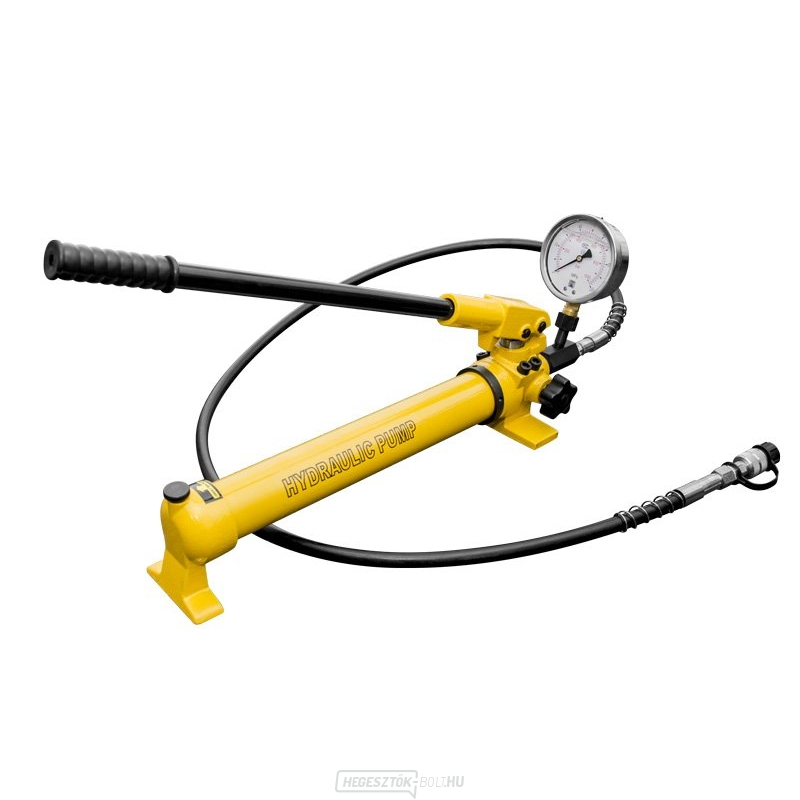 Kézi hidraulikaszivattyú két sebességgel, nyomásmérővel HHB-700B