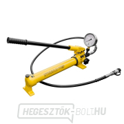 Kézi hidraulikaszivattyú két sebességgel, nyomásmérővel HHB-700B Kézi hidraulikaszivattyú két sebességgel, nyomásmérővel HHB-700B gallery main image