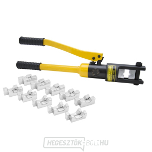 Karos hidraulikus krimpelő fogó csővezetékes kábelsarkantyúkhoz és csatlakozókhoz HHY-300A Karos hidraulikus krimpelő fogó csővezetékes kábelsarkantyúkhoz és csatlakozókhoz HHY-300A gallery main image