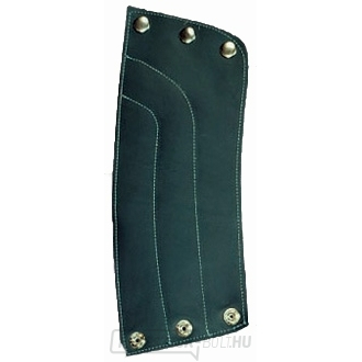 Bőr csuklóvédő hegesztők számára filccel - gombokkal