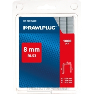 Clips RL53 8mm - 1000db Clips RL53 8mm - 1000db gallery main image