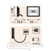 LED reflektor, 3200lm, Economy náhled