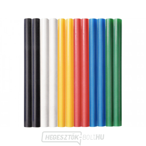 Felolvasztható pálcika, vegyes színek, ∅ 7,2x100mm - 12db Felolvasztható pálcika, vegyes színek, ∅ 7,2x100mm - 12db gallery main image