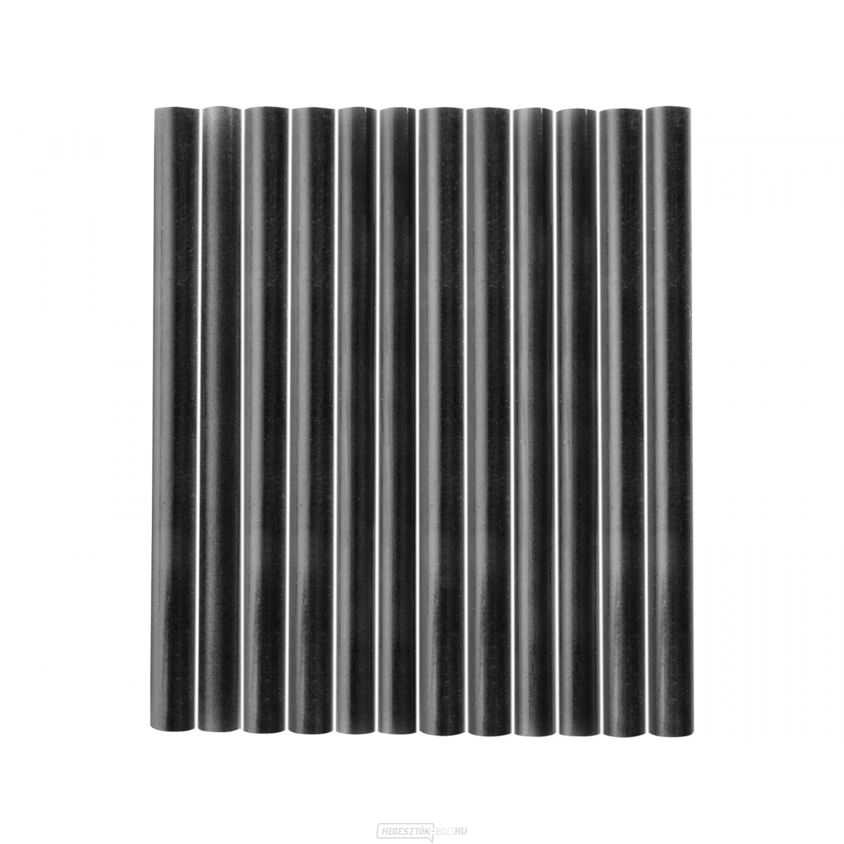 Olvasztható pálcikák, fekete, ∅ 7,2x100mm - 12db