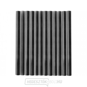 Olvasztható pálcikák, fekete, ∅ 7,2x100mm - 12db