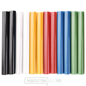 Felolvasztható pálcika, vegyes színek, ∅ 11x100mm - 12db Felolvasztható pálcika, vegyes színek, ∅ 11x100mm - 12db gallery main image