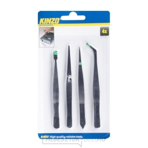 Csipesz készlet, 4 darabos KINZO Csipesz készlet, 4 darabos KINZO gallery main image