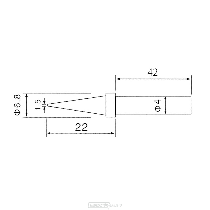 C1-1 hegy a ZD-30C, ZD-99, ZD-8906, ZD-8906L forrasztópákákákhoz