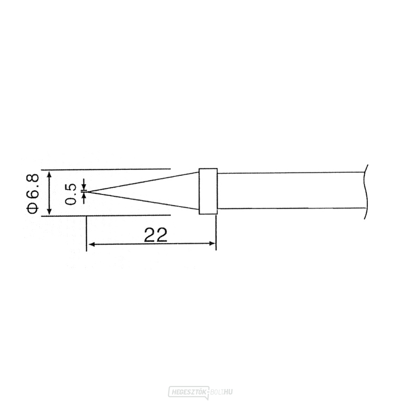 C1-2 hegy a ZD-30C,ZD-99,ZD-8906,ZD-8906L forrasztópákákákhoz