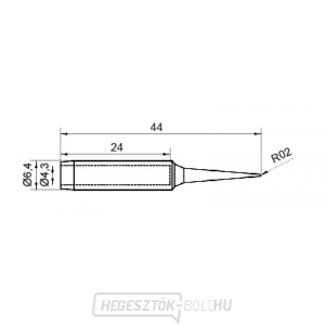N9-1 hegy a ZD-8916, ZD-8917B, ZD-8922, ZD-8936 forrasztópákákához N9-1 hegy a ZD-8916, ZD-8917B, ZD-8922, ZD-8936 forrasztópákákához gallery main image