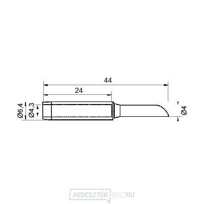 N9-4 hegy a ZD-8916, ZD-8917B, ZD-8922, ZD-8936 forrasztópákákához